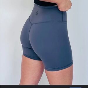 ⭐️LC fitness Blue Women's High-Waisted workout Shorts size small